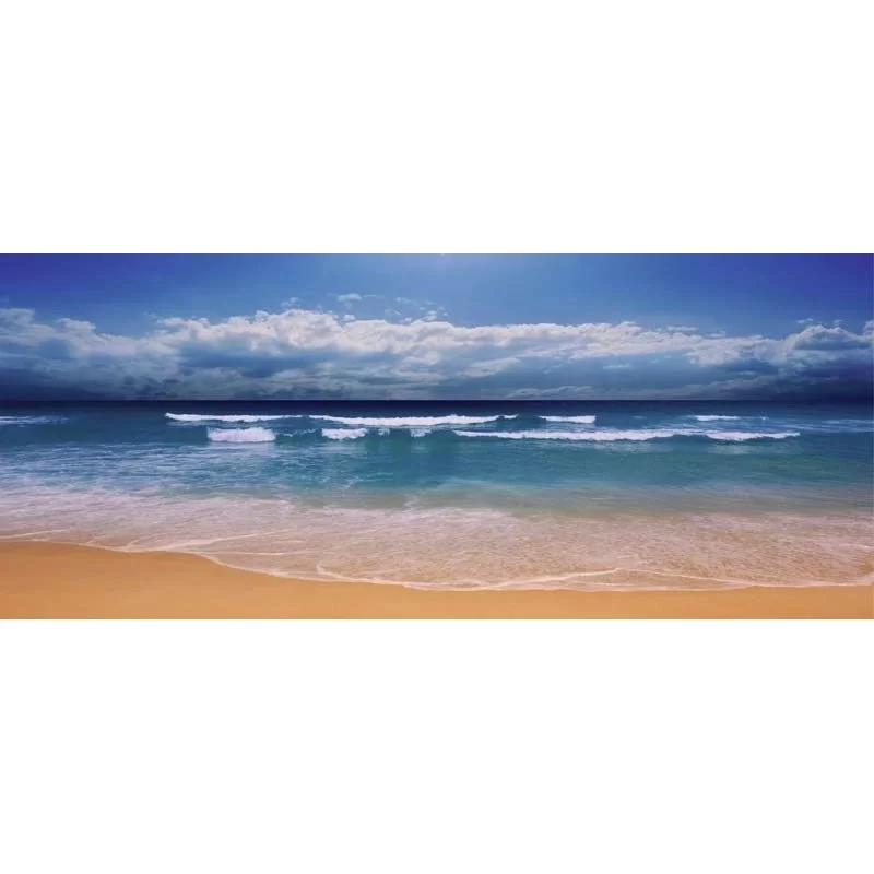 Cuadro paisaje olas marinas imagen fotográfica. Marina en lienzo playa venta online.