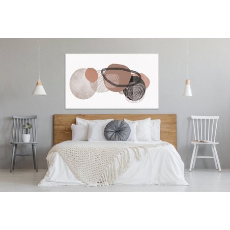 Cuadro abstracto moderno minimalista estilo nórdico ideal para tu dormitorio o salón